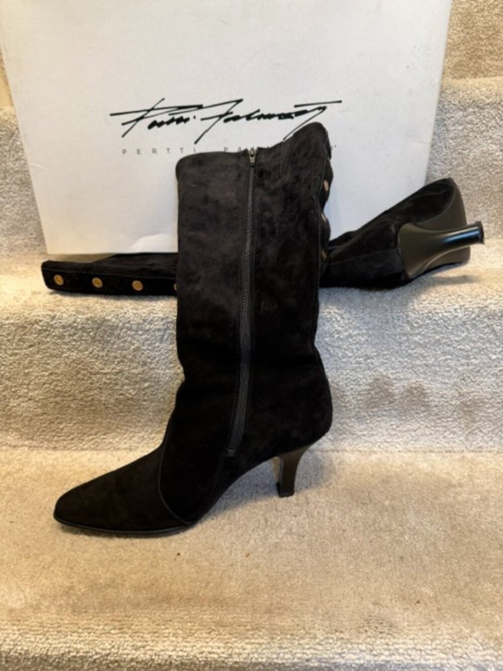 Black Suede Boots